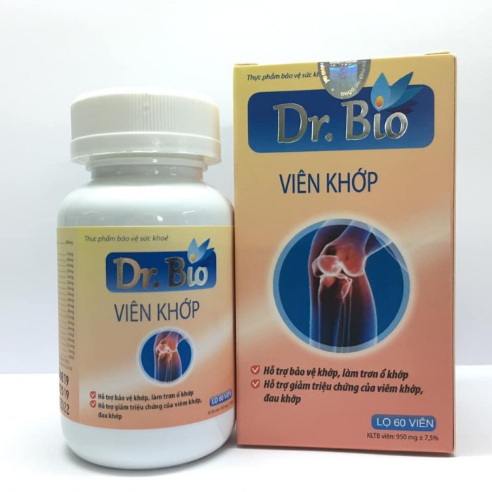 Viên bổ khớp Dr Bio giúp giảm đau nhức khớp, hỗ trợ cải thiện thoái hóa khớp