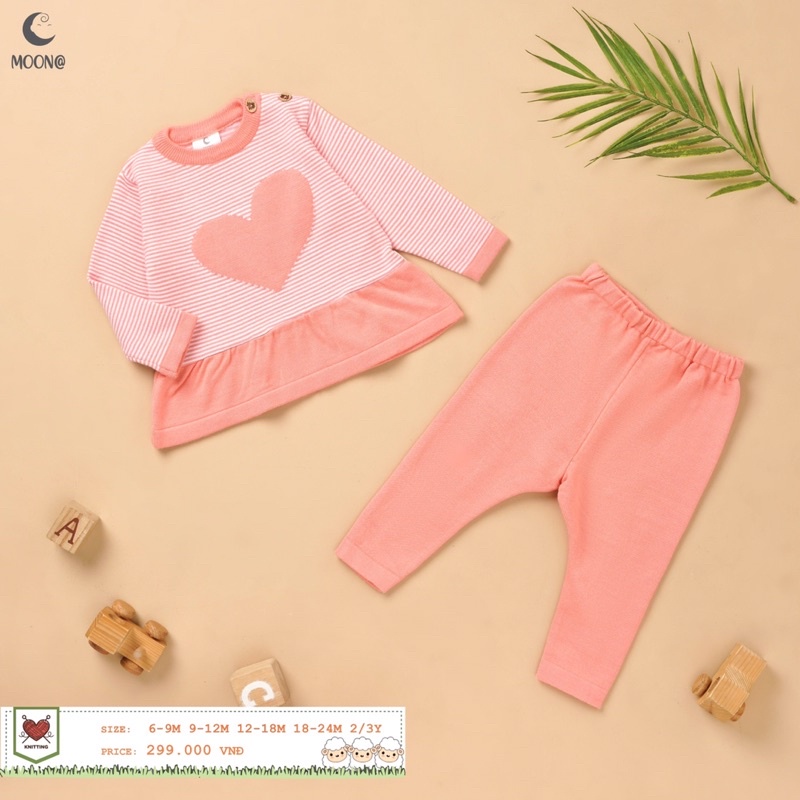 Moon-bộ len dày hãng moon