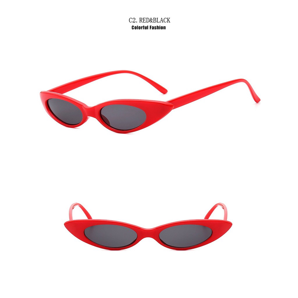 Kính mát dáng dẹt SAMJUNE chống tia UV400 phong cách retro