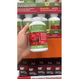 VIÊN HỖ TRỢ ĐƯỜNG TIẾT NIỆU TRUNATURE CRANBERRY 650MG (Hộp 140 viên)