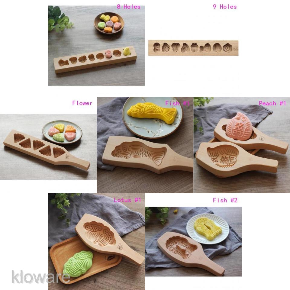 Khuôn Cắt Bánh Trung Thu Bằng Gỗ Phong Cách Trung Hoa