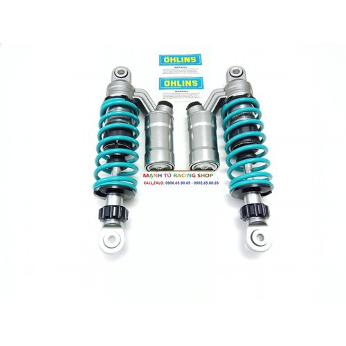 phuộc sau xe sirius ohlins xanh nitron bình dầu