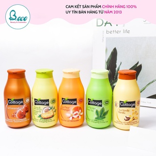 Set 2 chai sữa tắm cottage 250ml - hàng nhập pháp