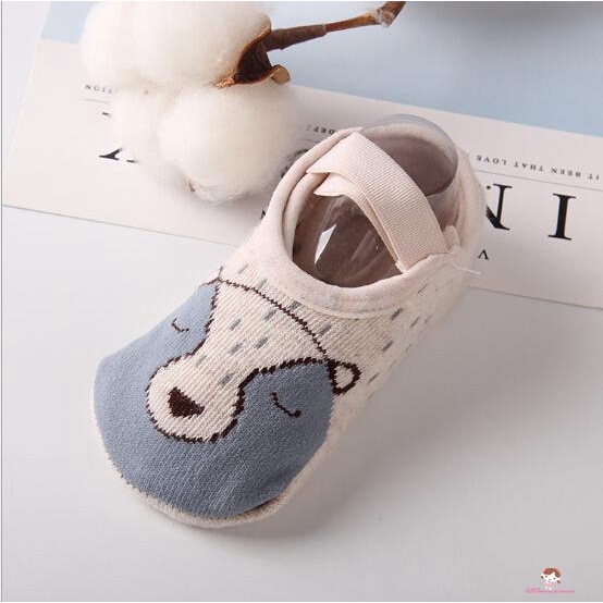 Vớ Cotton Chống Trượt Hình Động Vật Đáng Yêu Cho Bé