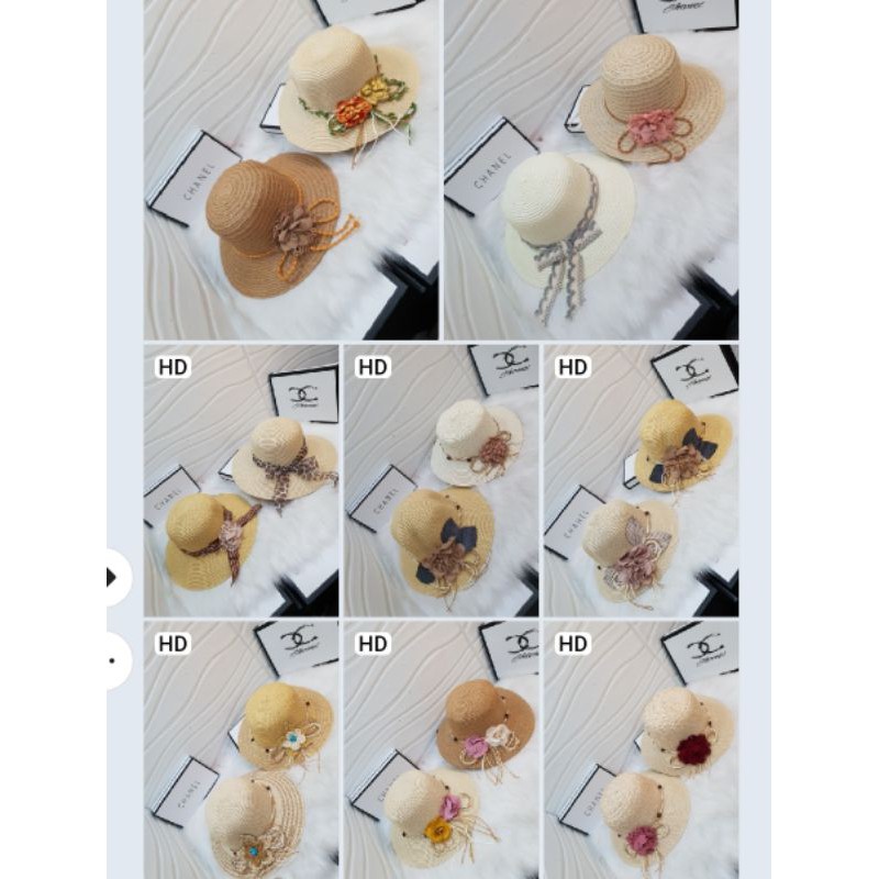 mũ cói nón cói rộng vành mẫu ngẫu nhiên