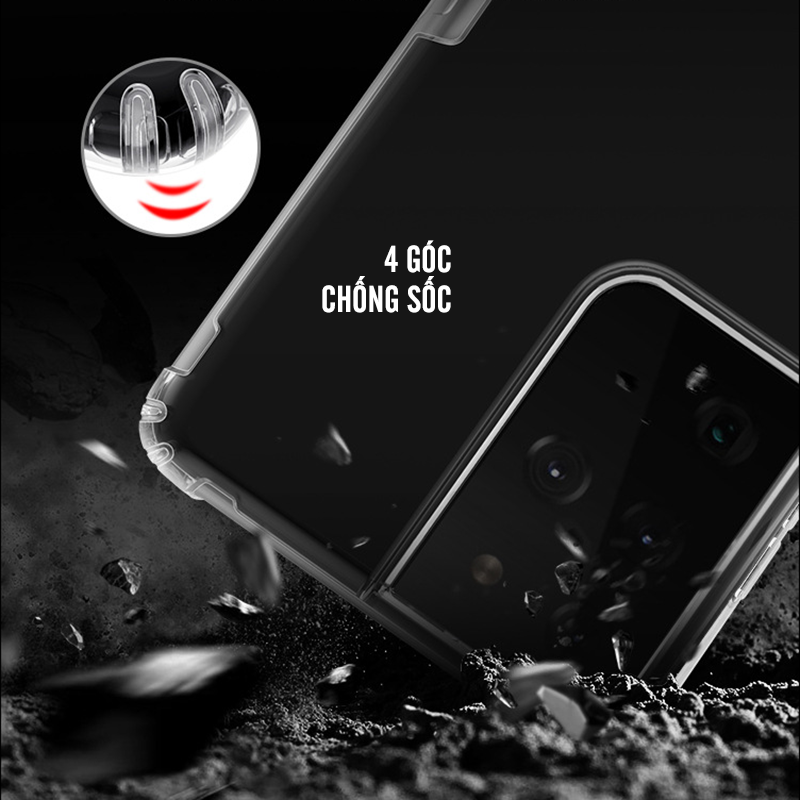 Ốp lưng cho Samsung S21 - S21 Plus - S21 Ultra TPU trong suốt Nillkin NATURE - Hàng Nhập Khẩu