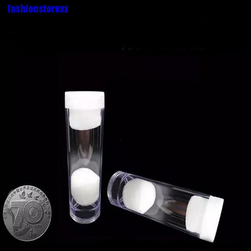 1 Ống Nhựa Trong Suốt 27mm Bảo Vệ Tiền Xu