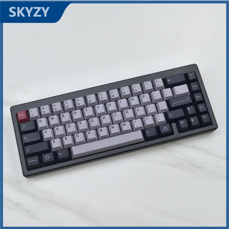 129 Phím Mercury Keycap Cherry Profile Phong cách cổ điển PBT Thuốc nhuộm phụ Bàn phím cơ học Keycaps