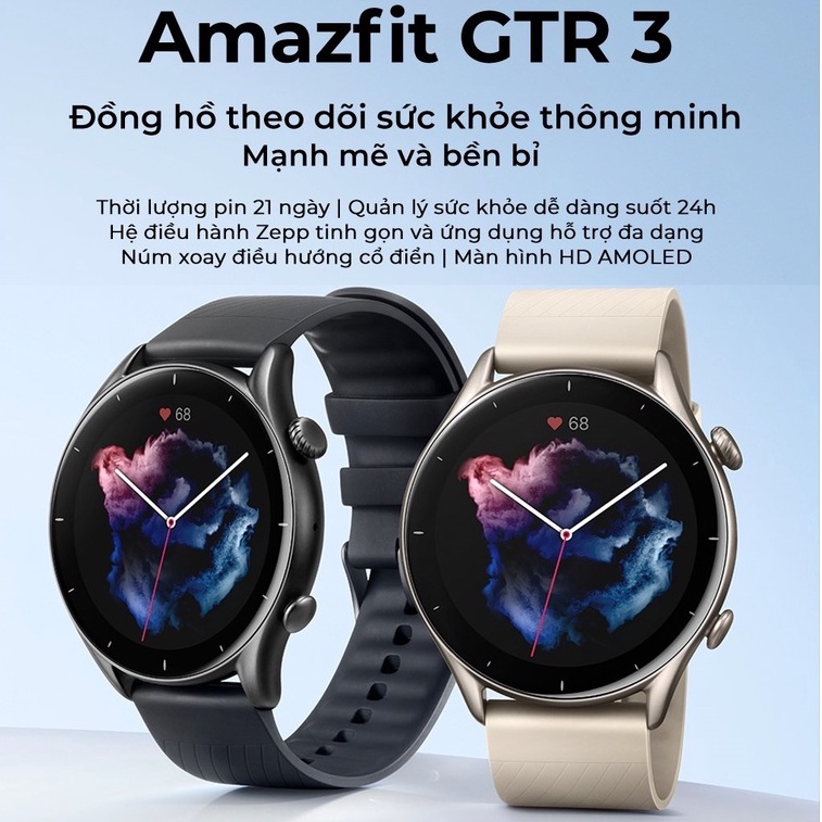Đồng hồ thông minh Amazfit GTR 3 - Hàng Chính Hãng