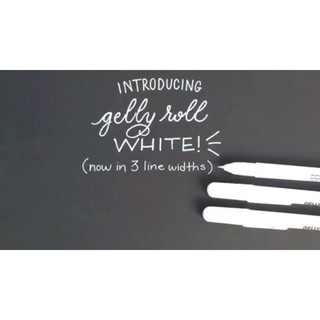 Bút Gel SAKURA gelly Roll Màu Trắng, Made in Japan, Full size