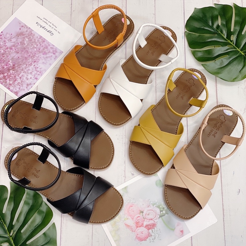 S103 GIÀY SANDALS NỮ ĐẾ BỆT THÍCH HỢP ĐI LÀM ĐI HỌC ĐI CHƠI