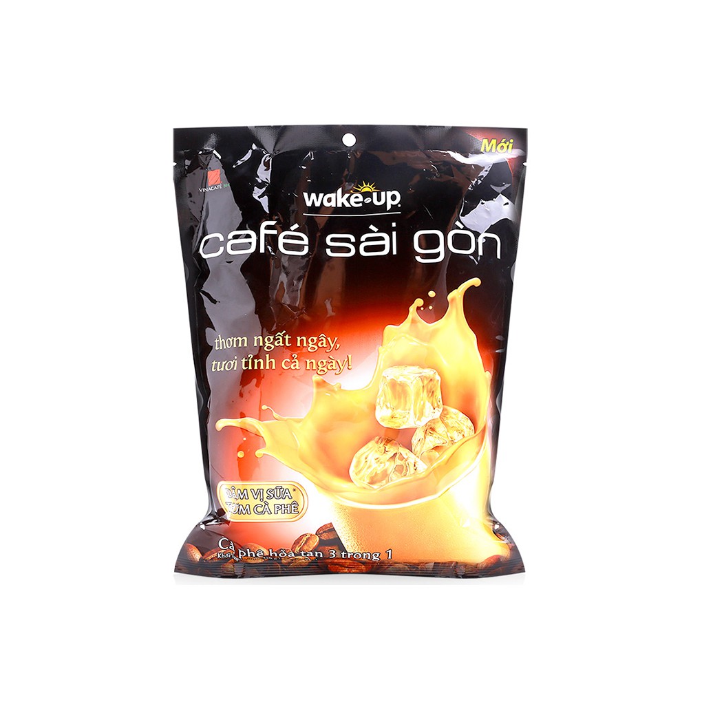 [HÀNG MỚI] - Cafe Wake Up Sài Gòn 3 trong 1 ( 24 gói x 19gr )