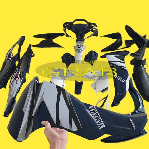 Bộ vỏ nhựa Màu Xanh nhớt Loại Mắt Cáo  cho xe JUPITER MX Yamaha - TẶNG TEM XE LUÔN