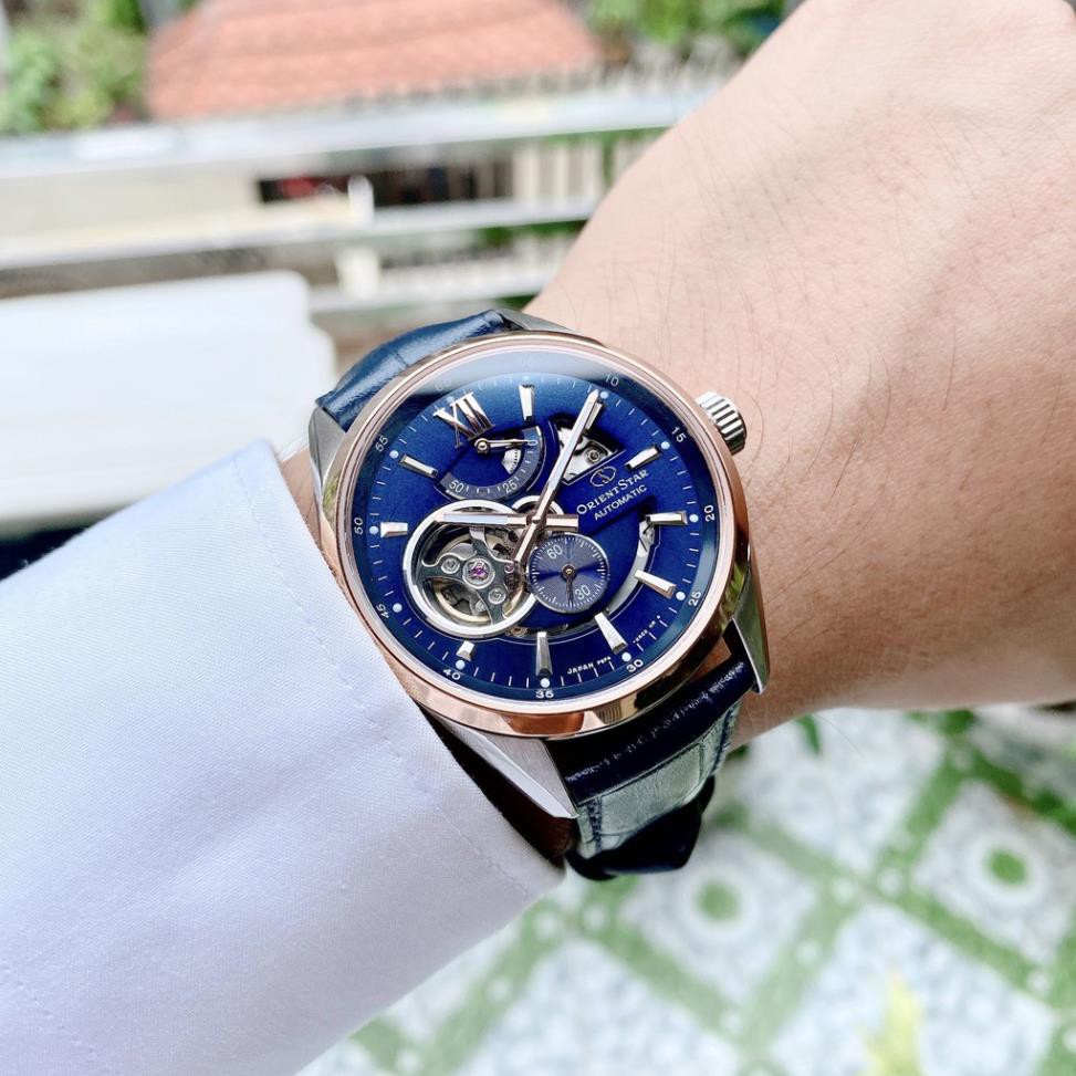 ĐỒNG HỒ - NAM - ORIENT STAR LIMITED NEW 2019 SEMI SKELETON RE-AV0111L00B - AUTOMATIC - DÂY DA - LIMITED