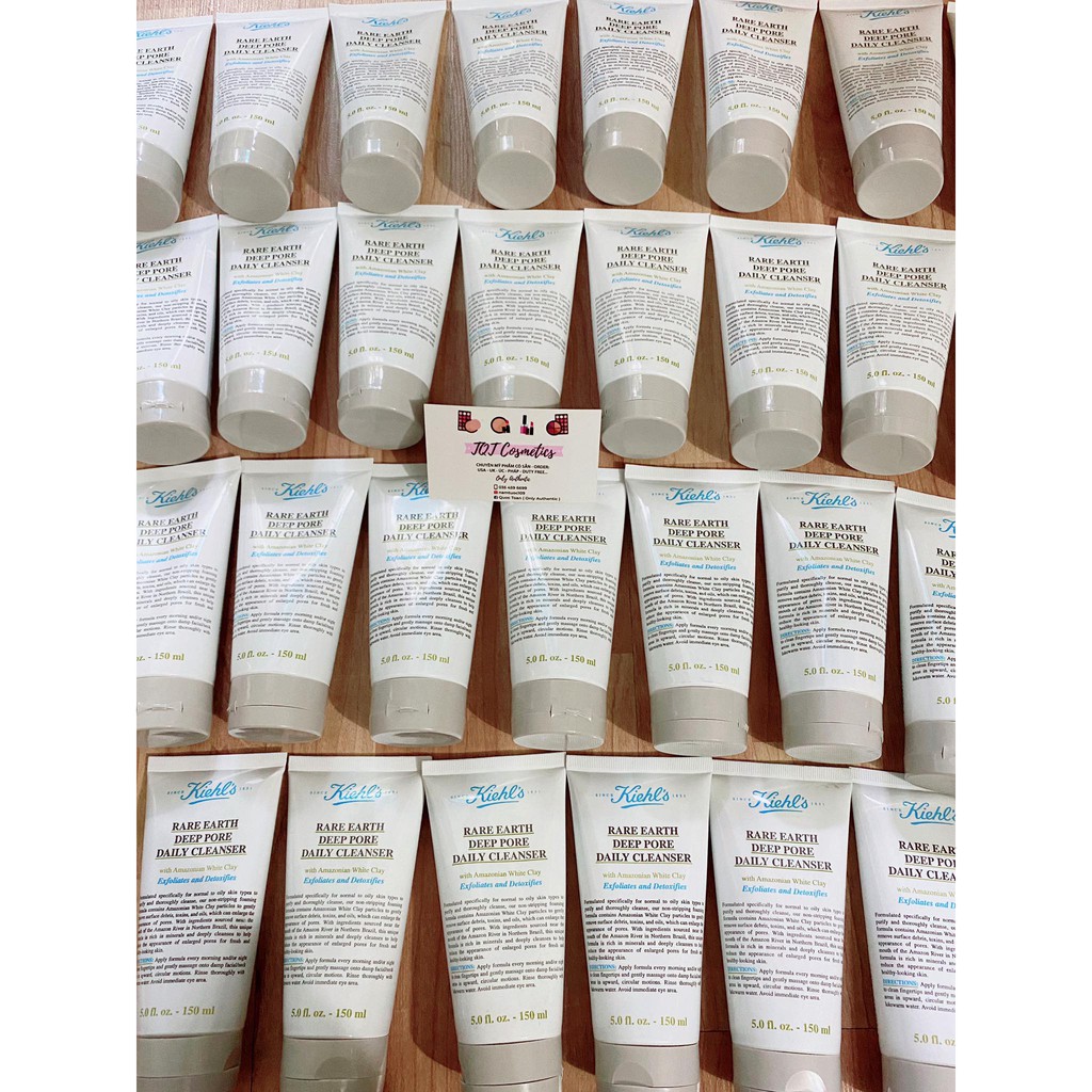 [LOTTE DUTY FREE CÓ SẴN+BILL] Sữa rửa mặt Kiehls đất sét Rare Earth Deep Pore Daily Cleanser 150ml (Srm Kiehls đất sét) | BigBuy360 - bigbuy360.vn