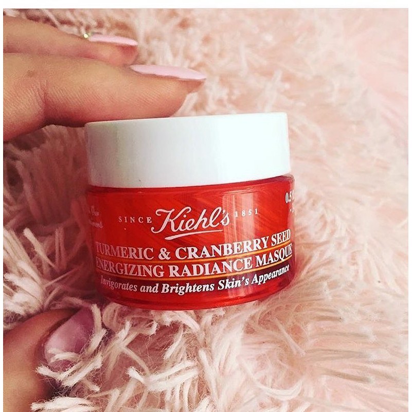 Mặt nạ nghệ Kiehl Kiehls TURMERIC AND CRANBERRY SEED ENERGIZING RADIANCE MASQUE 14ml