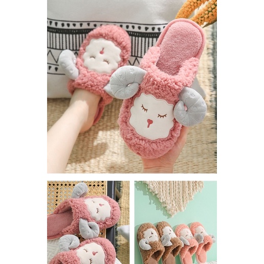 Dép lông mang trong nhà