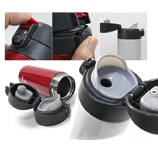 Bình Giữ Nhiệt Lock&Lock Cherry Vacuum 450ml LHC540 màu đỏ