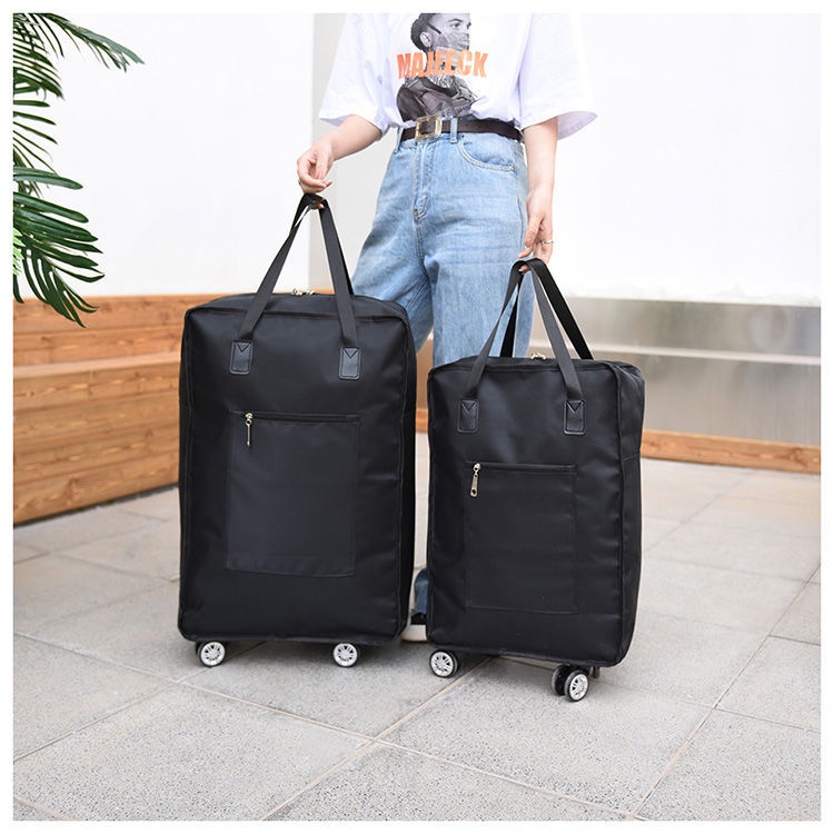 Túi Mua Sắm Di Động Sức Chứa Lớn Có Bánh Xe Kéo Mới Di Động Có Thể Gập Lại Không Áp Lực Cao Chống Bụi Bẩn Chống Rơi Thời Trang Đẹp Mắt Có Thể Kéo Lên Được