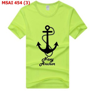 Áo thun nam Navy Anchor 454