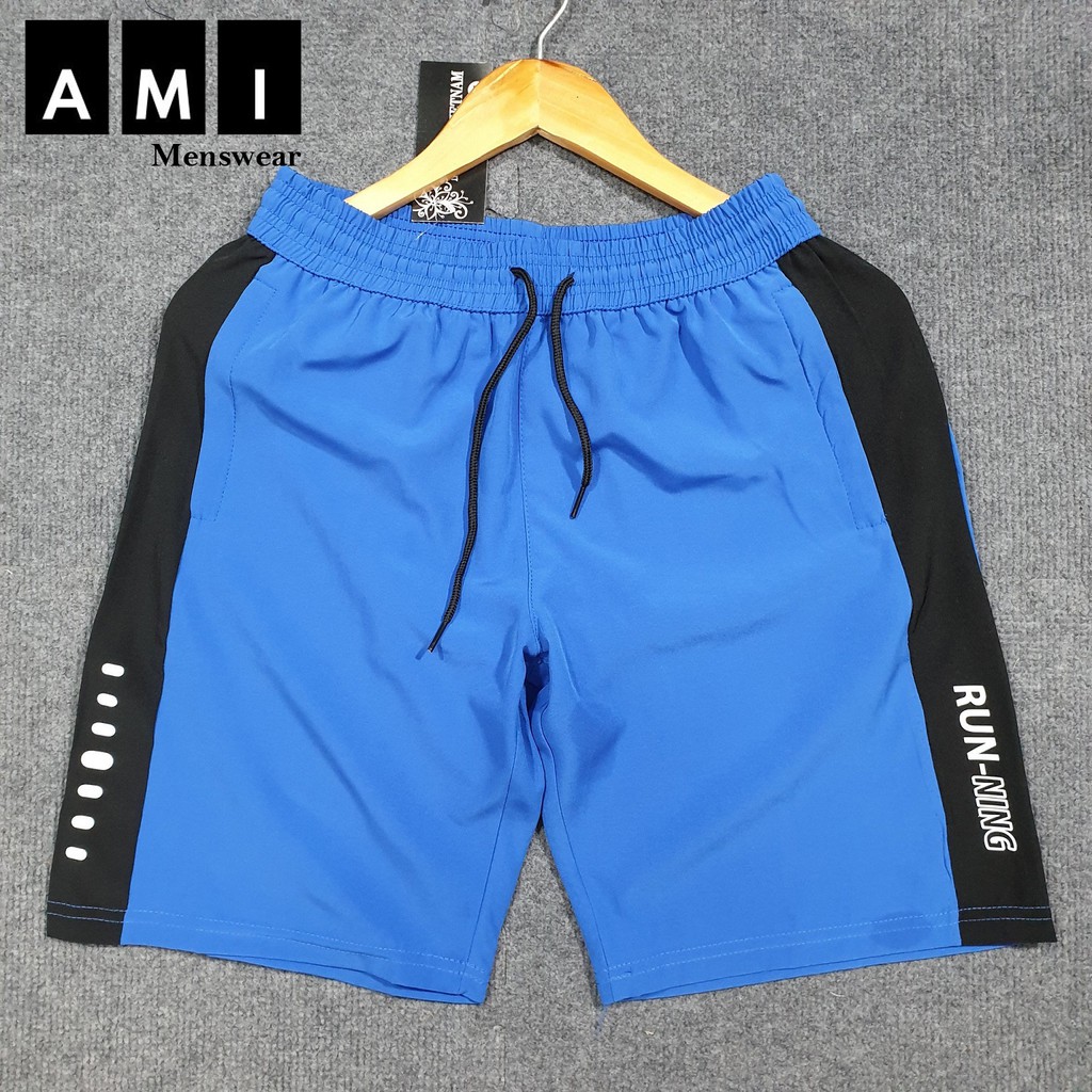 Quần Short Nam thể thao Running, Quần Đùi Nam Chất Vải Spandex Hàng Xuất Khẩu ( Độc Quyền Tại Shop) Sp1