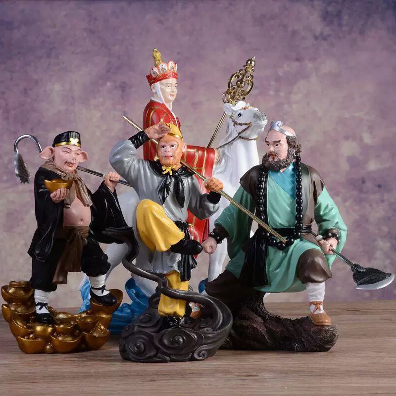 TƯỢNG XÔNG TRẦM 4 THẦY TRÒ ĐƯỜNG TĂNG ĐI THỈNH KINH - TỰ THANH