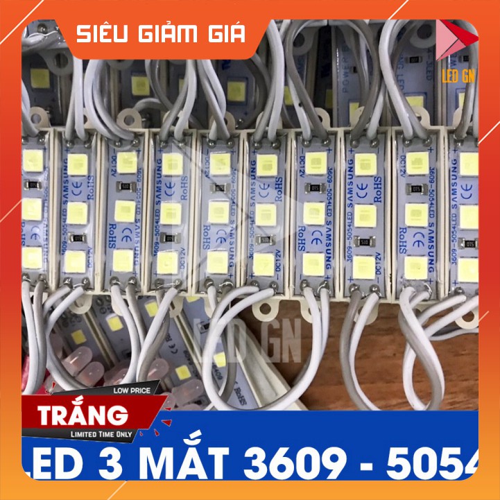 FLASH SALE LED Hắt 3 Bóng 3609 - Chip LED 5054  5.0 HOT