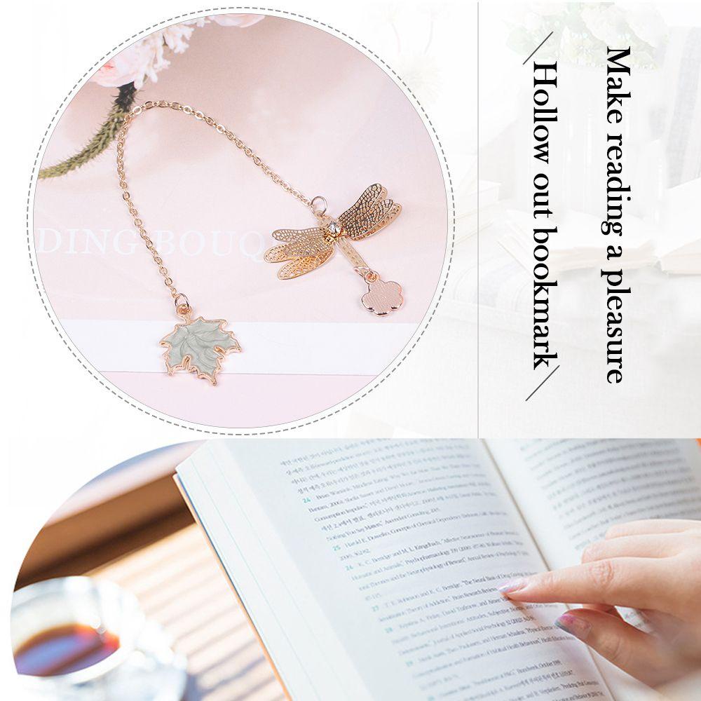 LET Giá Đỡ Sách Bằng Hợp Kim Hình Chiếc Lá / Bươm Bướm