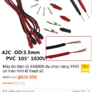 ĐỒNG HỒ ĐIỆN- AN8009 FULLBOX 100%