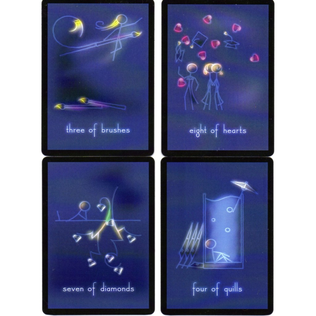 Bộ Bài Celestial Stick People Tarot (Mystic House Tarot Shop) - Bài Gốc Authentic Chính Hãng 100%