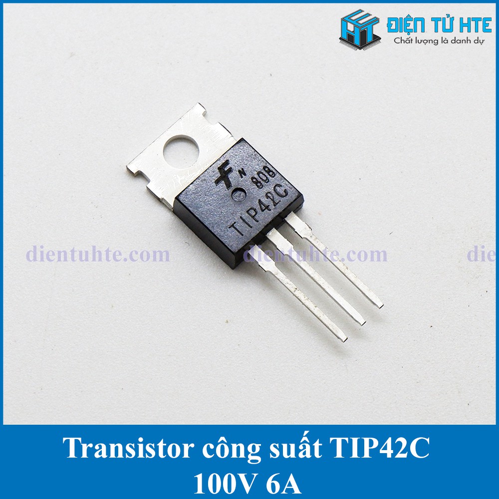 Transistor công suất NPN TIP41C TIP42C 100V 6A TO-220 [HTE Quy Nhơn CN2]