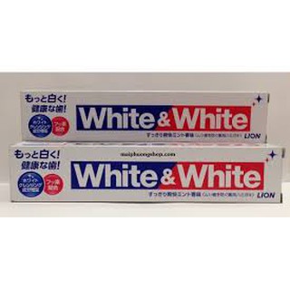 KEM ĐÁNH RĂNG WHITE & WHITE NHẬT BẢN