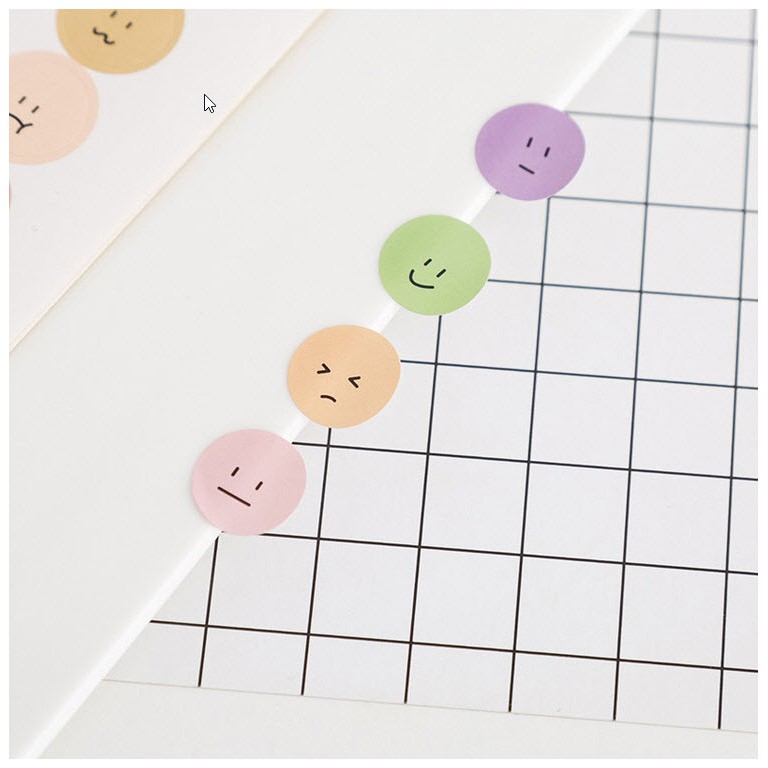 [HCM] Set 3 Miếng Dán Hình Mặt Cười Trang Trí 4 mẫu dễ thương ( Mỗi Set 3 tấm)