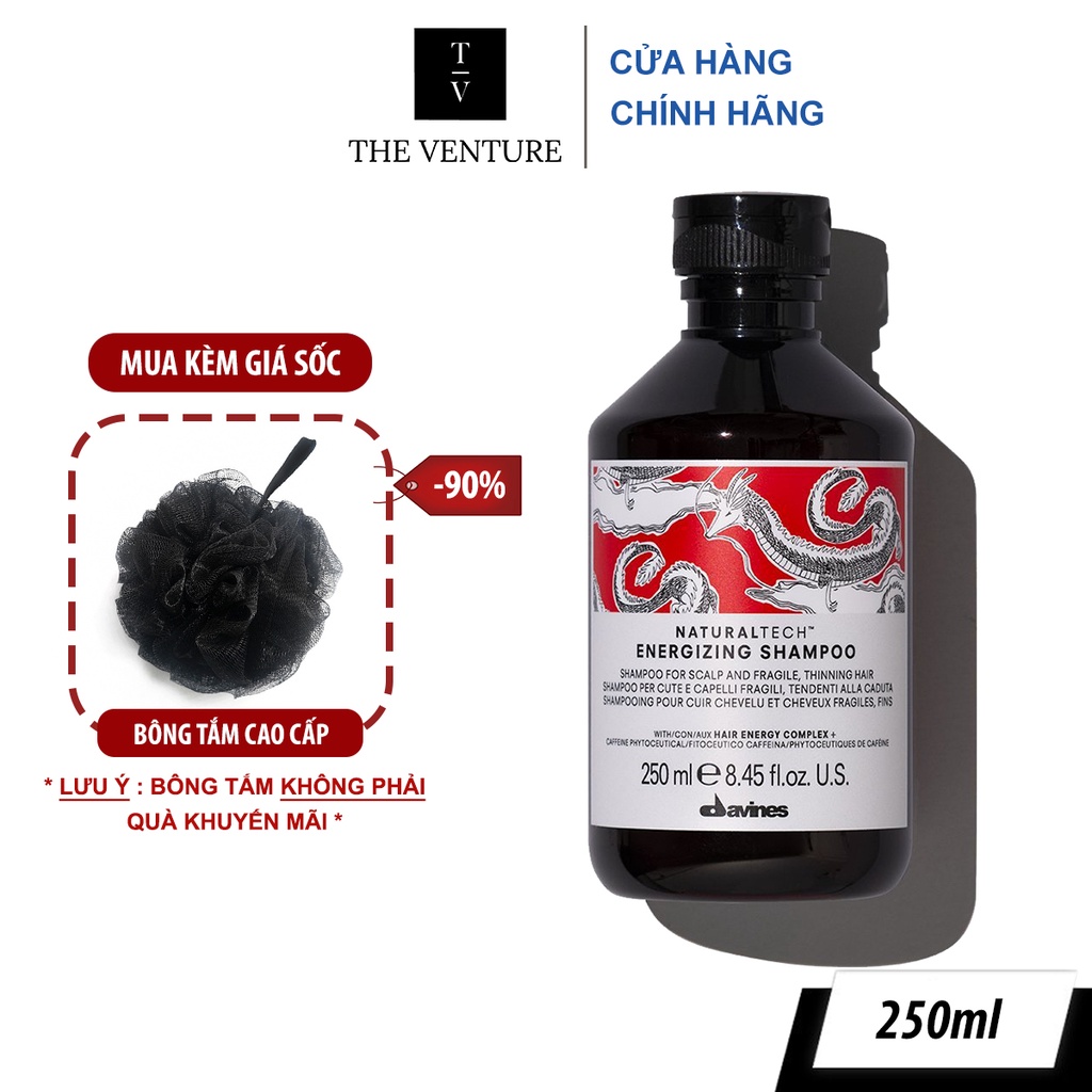 Dầu Gội Chống Rụng Tóc Davines Naturaltech Energizing Shampoo Chính Hãng - 250ml