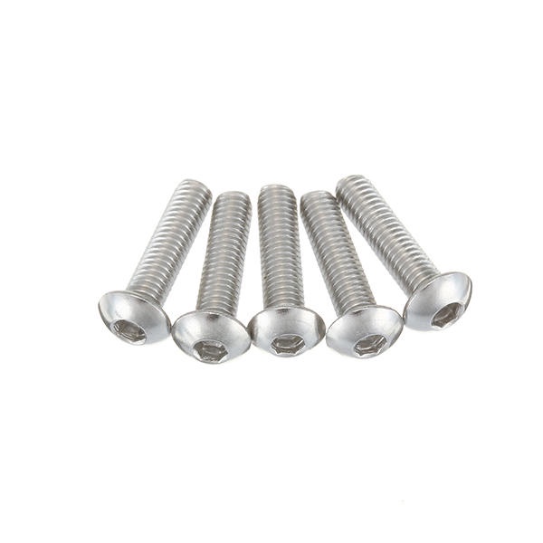 50 con Ốc vít M3 đầu nấm lỗ lục giác bằng thép không gỉ inox 304/316 - tặng kèm lục lăng