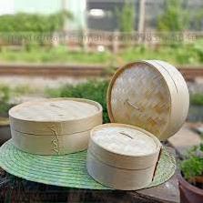 Lồng hấp tre, xửng hấp tre hấp đồ ăn, rau củ, thịt cá tiện lợi dễ dùng