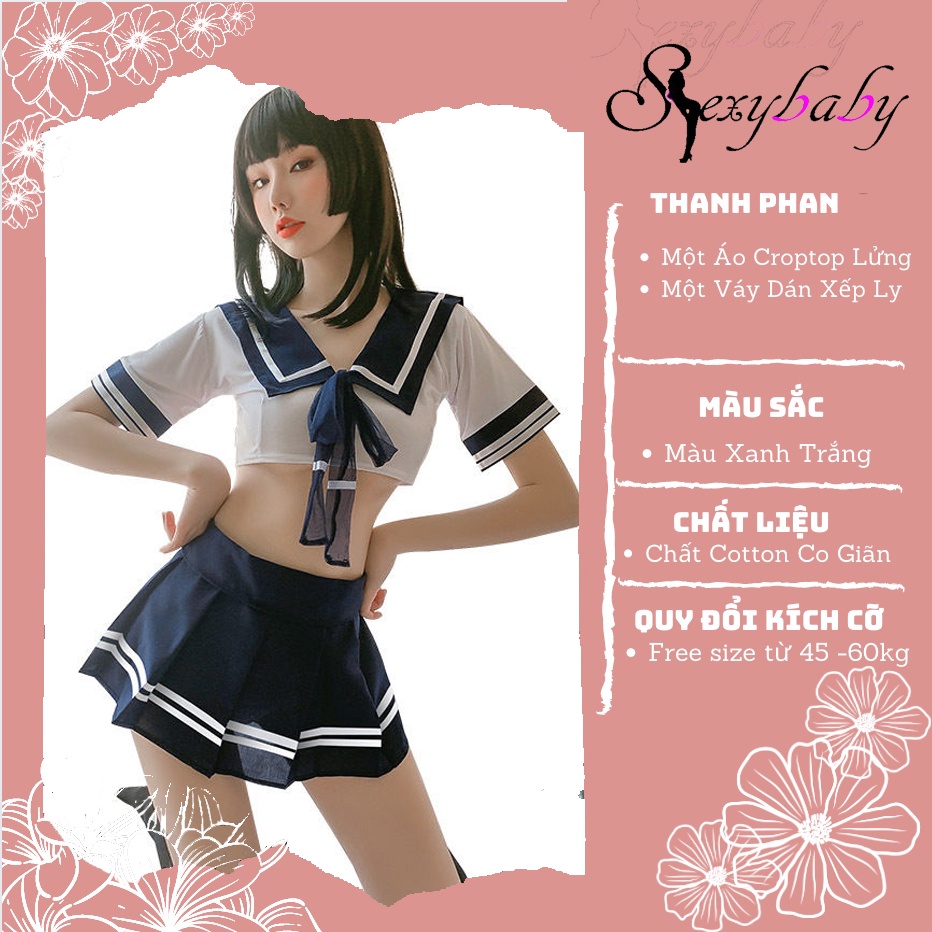 Đồ Ngủ Cosplay ⚡𝑭𝑹𝑬𝑬𝑺𝑯𝑰𝑷⚡ Váy Ngủ Cosplay Anime Nữ Sinh Gợi Cảm Cosplay Học Sinh Quyến Rũ