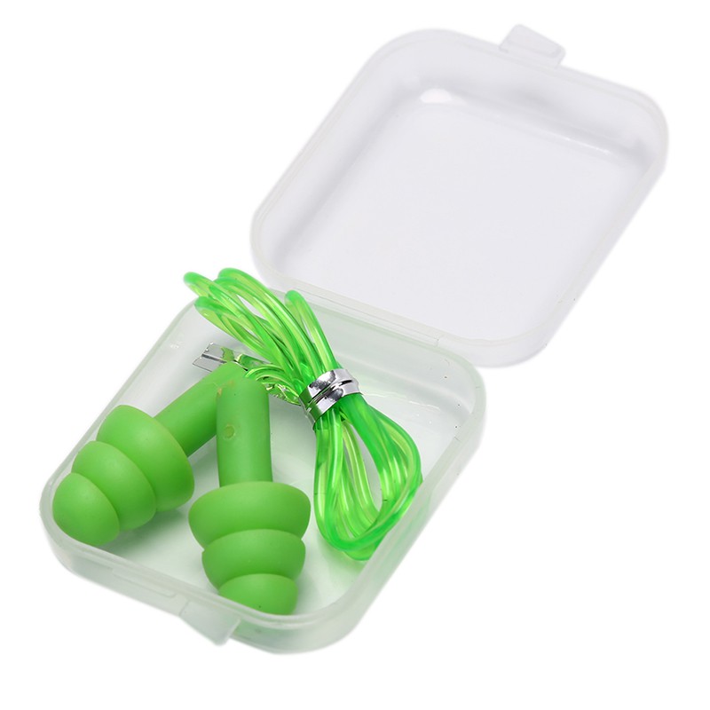 Nút Silicone Bịt Tai Chống Ồn Có Thể Tái Sử Dụng Nhiều Lần