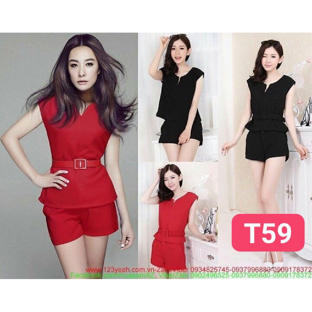 [Mẫu Bán Chạy] Đồ Bộ Thun Nhập Kèm Nịt Cá Tính Trẻ Trung - T59