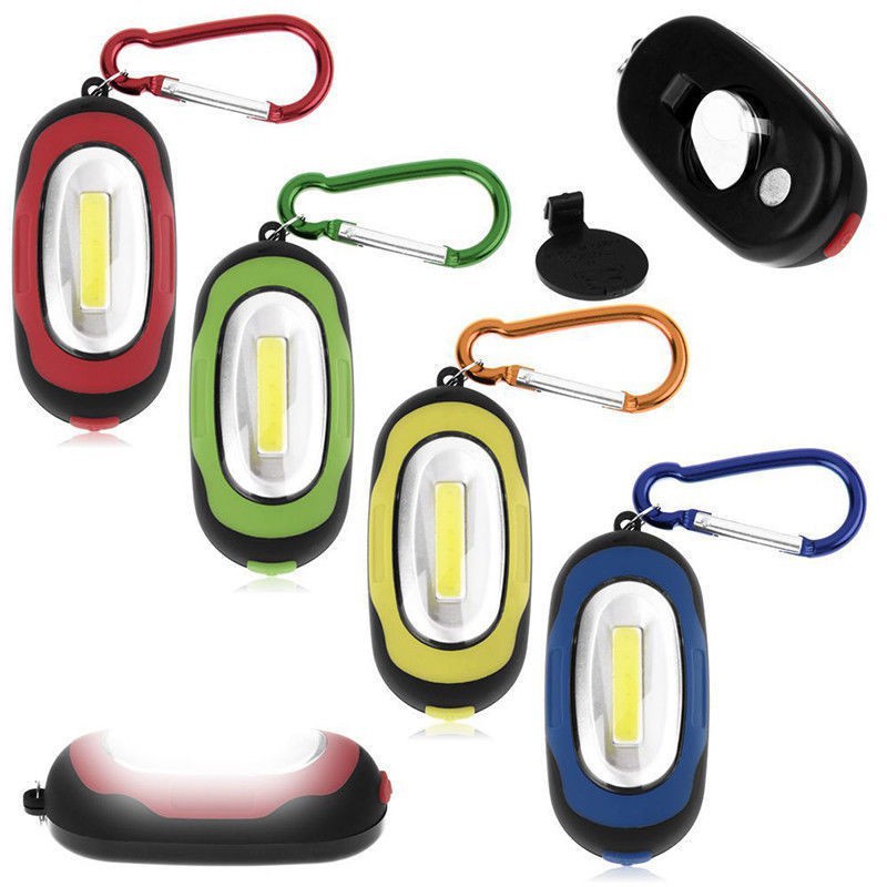 Móc khoá đèn pin mini treo lều cắm trại