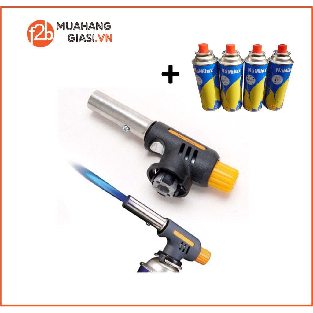 Khò Gas Mini Cầm Tay, Khò Bình Gas Mini Có mồi lửa KT-06 An Toàn - Bền Bỉ - Hiệu Quả