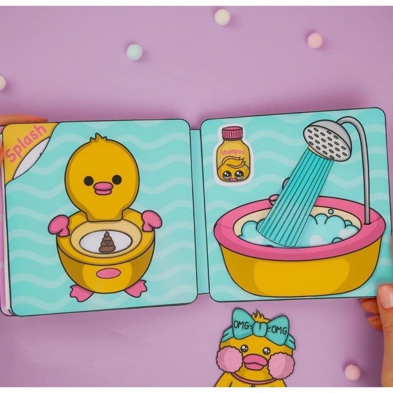 Ngôi nhà búp bê giấy vịt lalafan