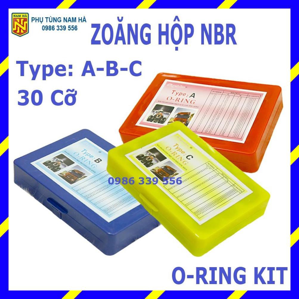 Hộp zoăng gioăng sim cao su làm kín O-RING KIT (Oring) thay thế chịu dầu NBR chịu nhiệt 30 cỡ size