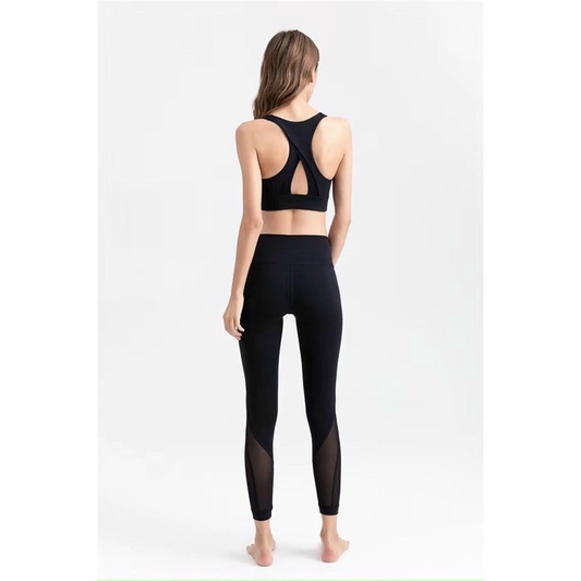 Quần dài thun phối lưới cao cấp gym,thể thao,yoga