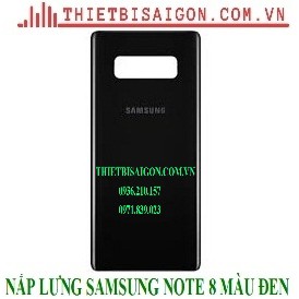 NẮP LƯNG SAMSUNG NOTE 8 MÀU ĐEN