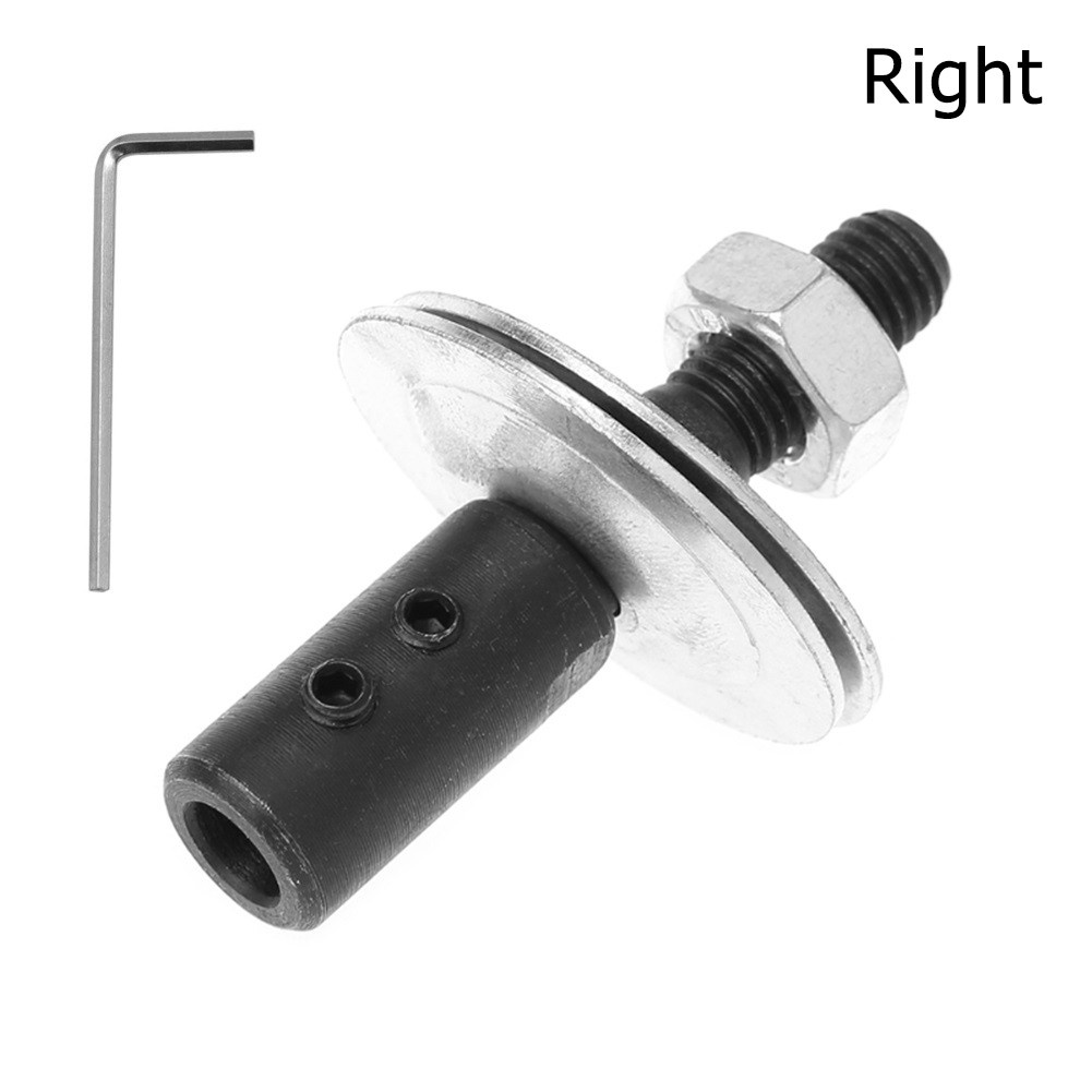 1 Bộ Chuyển Đổi Trục Chính Bằng Thép Màu Đen + Bạc Cho Máy Mài Đánh Bóng