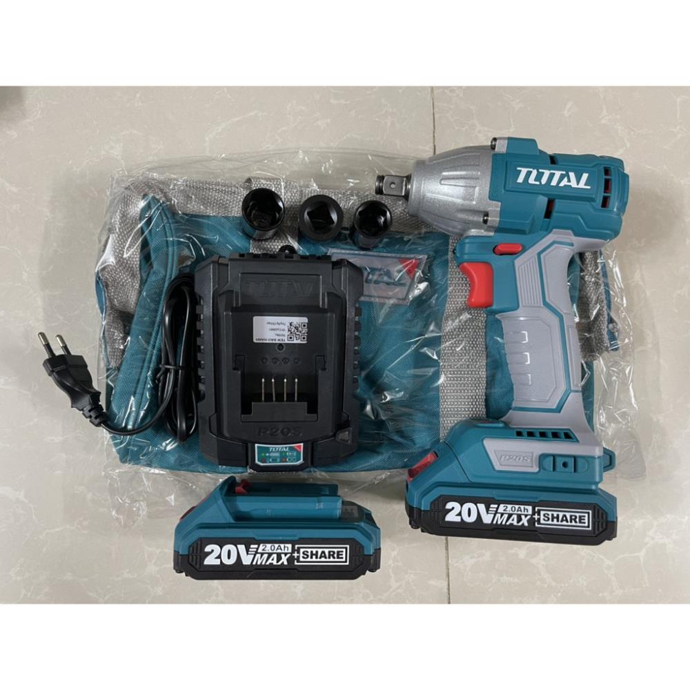 MÁY SIẾT BULONG DÙNG PIN TOTAL 20V  TIWLI20020