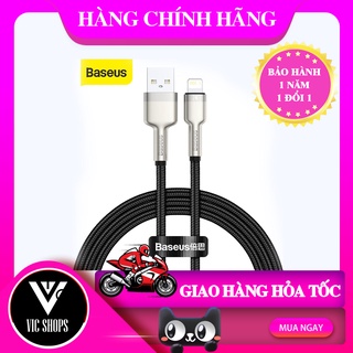 Dây cáp sạc nhanh baseus cho iphone /ipa từ đầu usb sang lightning 2.4a