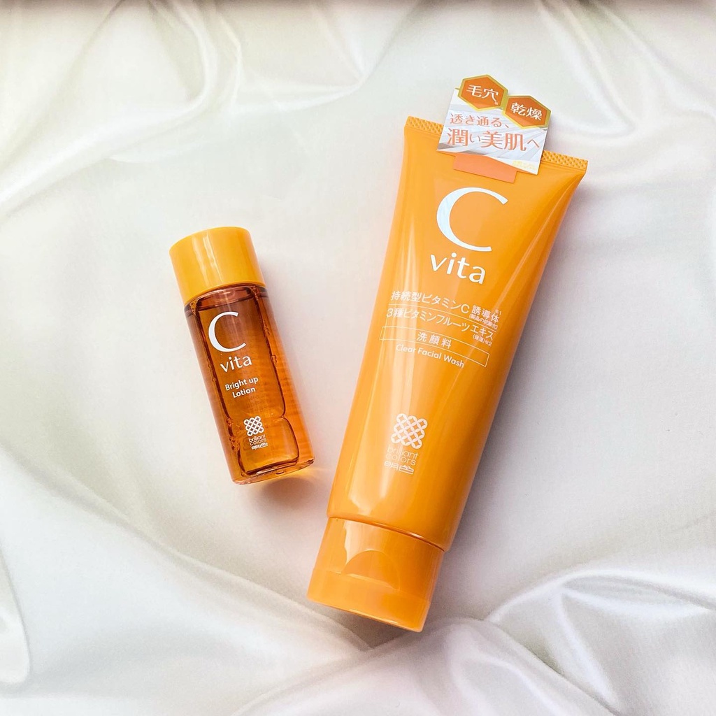 Meishoku C vita Clear Facial Wash - Sữa rửa mặt sáng da Cvita