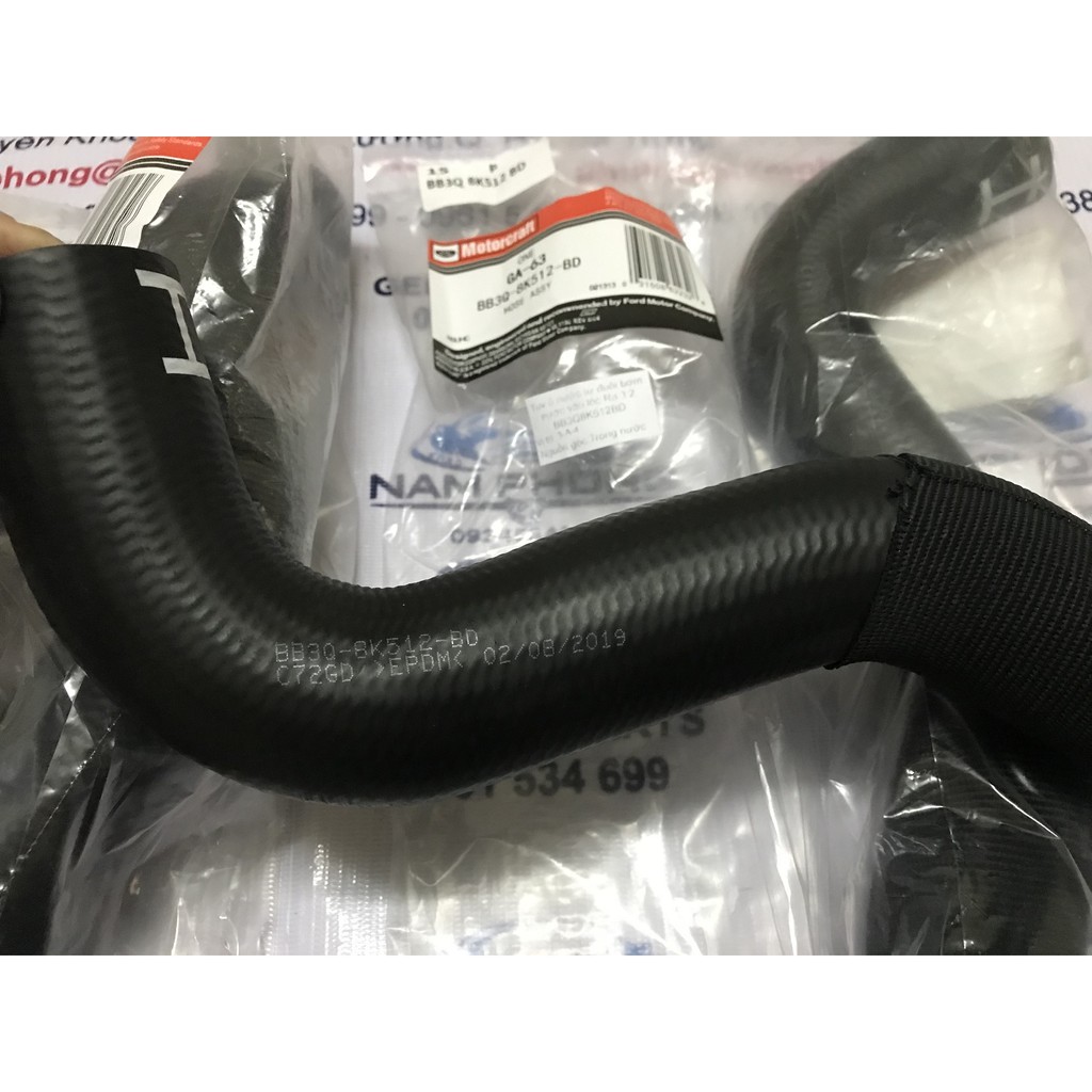 Tuy ô nước từ đuôi bơm nước vào lốc Ranger BT50 3.2 - BB3Q8K512BD / BB3Q8K512BA/  U2021517Z